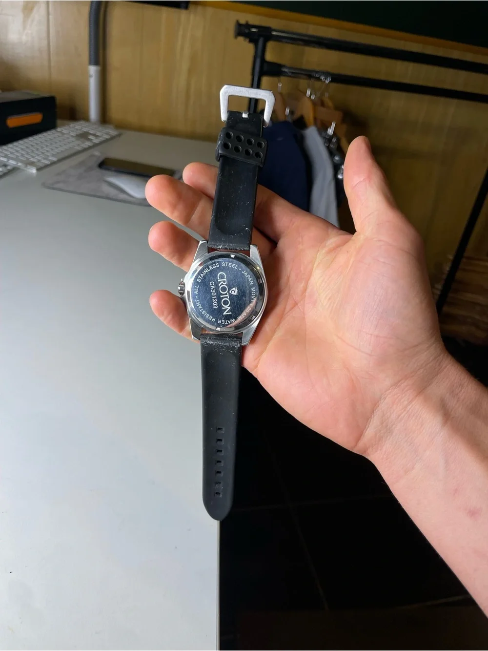 Croton Sea Diver Watch 20 ATM Stainless Steel CA301203